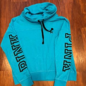 PINK VS HOODIE WITH TURTLENECK